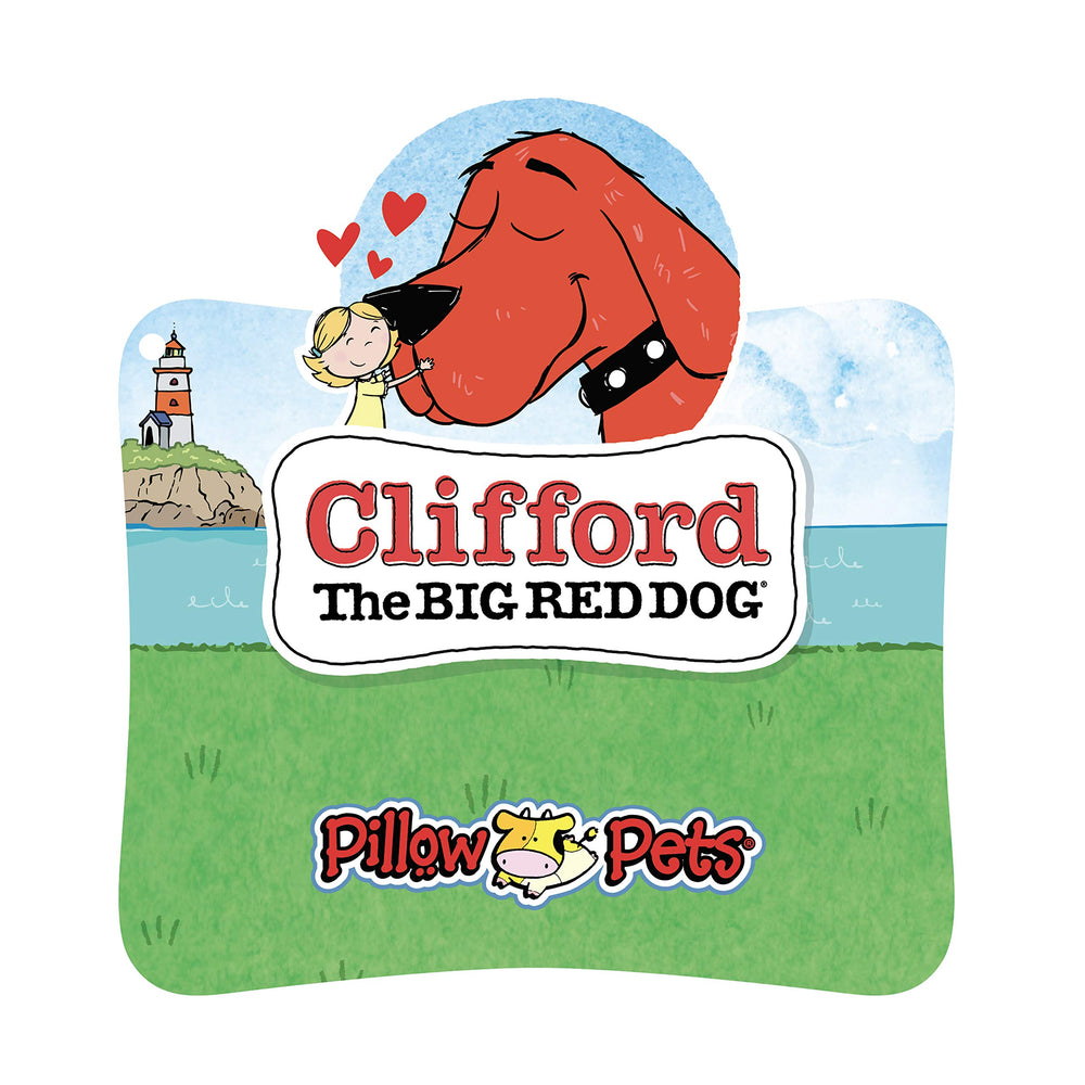 Full-size Clifford plush ready for cuddles, reading, and bedtime