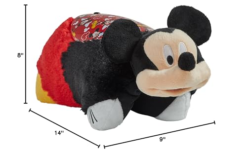 Pillow Pets Mickey Mouse Sleeptime Lite requires three AAA batteries.