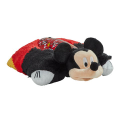 Pillow Pets Mickey Mouse Sleeptime Lite folded pillow mode for daytime rest.