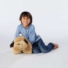 Pillow Pets Snuggly Puppy is an 18-inch plush great for bedtime and decor.