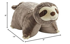Pillow Pets Sunny Sloth easy to clean with machine wash cold.