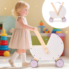 Pillowhale quiet wheels glide smoothly on indoor floors.