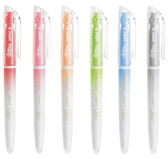 PILOT Frixion Light Natural Colors color swatches highlight soft hues for easy readability.