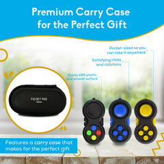 PILPOC Fidget Pad grip-textured roller provides tactile massaging feel.