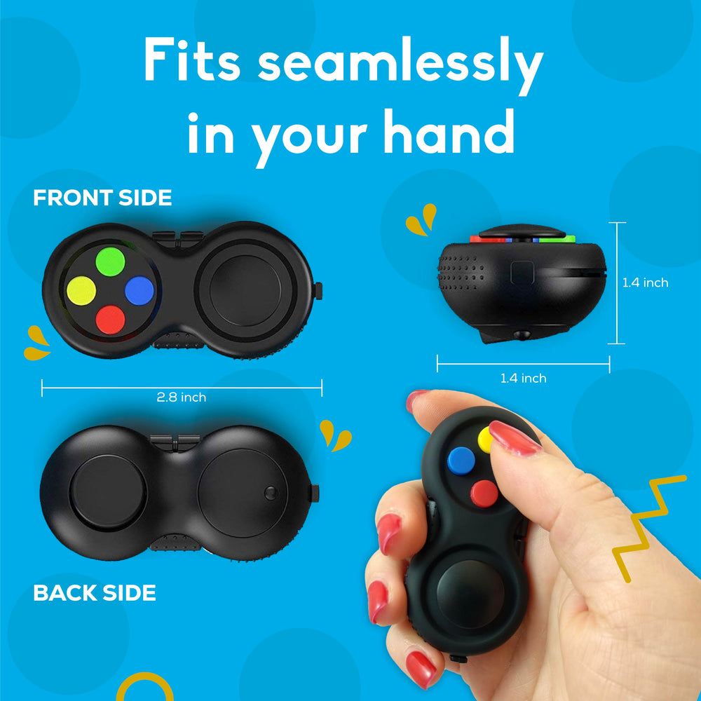 PILPOC Fidget Pad massage roller delivers gentle relief during breaks