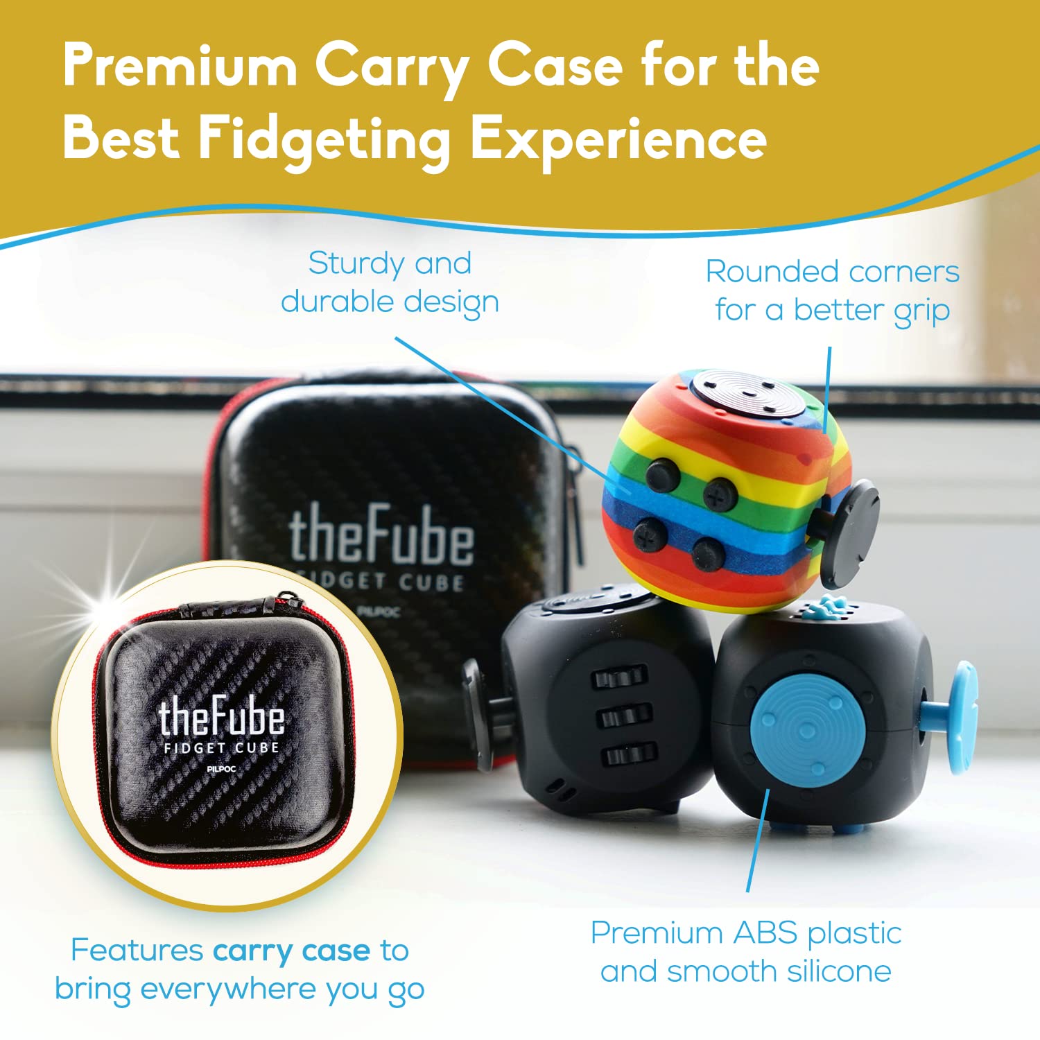 PILPOC TheFube discreet use in a bag for quick stress relief.
