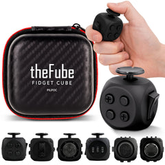 PILPOC TheFube fidget cube front view in Midnight supports focused work