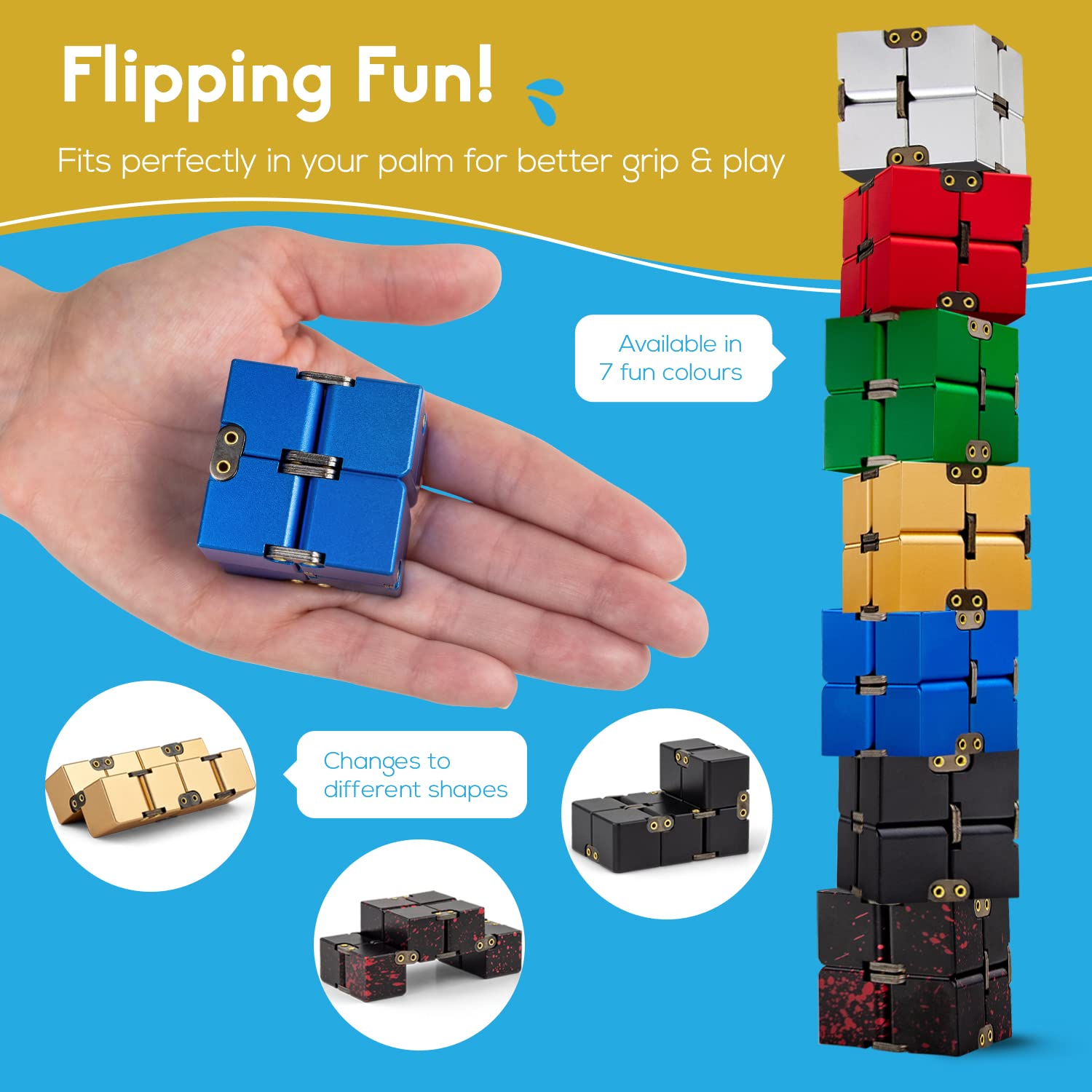 PILPOC TheFube Infinity Cube aluminum surface with vibrant finish