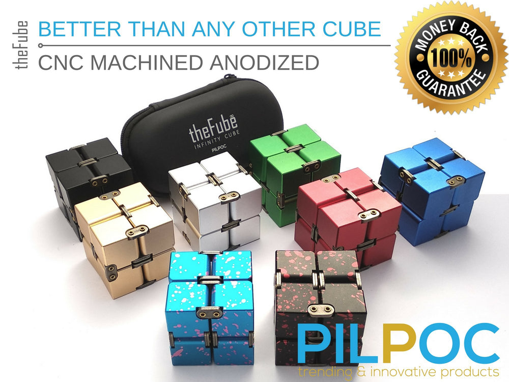 PILPOC theFube Infinity Cube portable pocket design for on-the-go use.