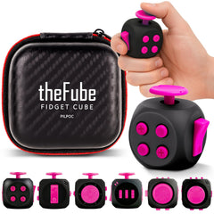 PILPOC theFube fidget cube Midnight-Rose pocket size for quick calm on the go.