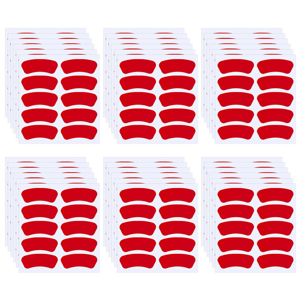 Pimoys red eye black stickers pack front view enhances team spirit for game day