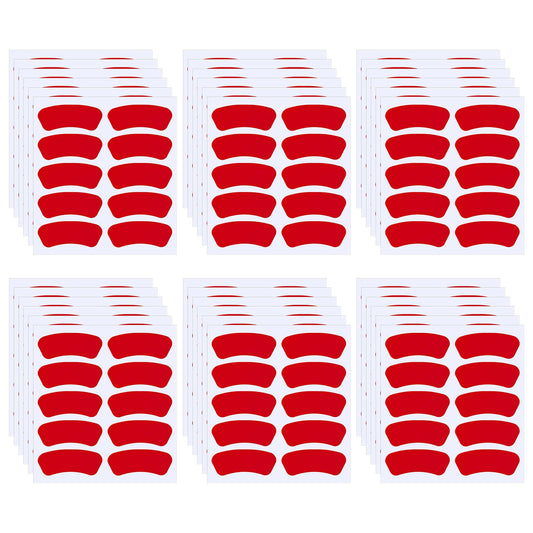 Pimoys red eye black stickers pack front view enhances team spirit for game day