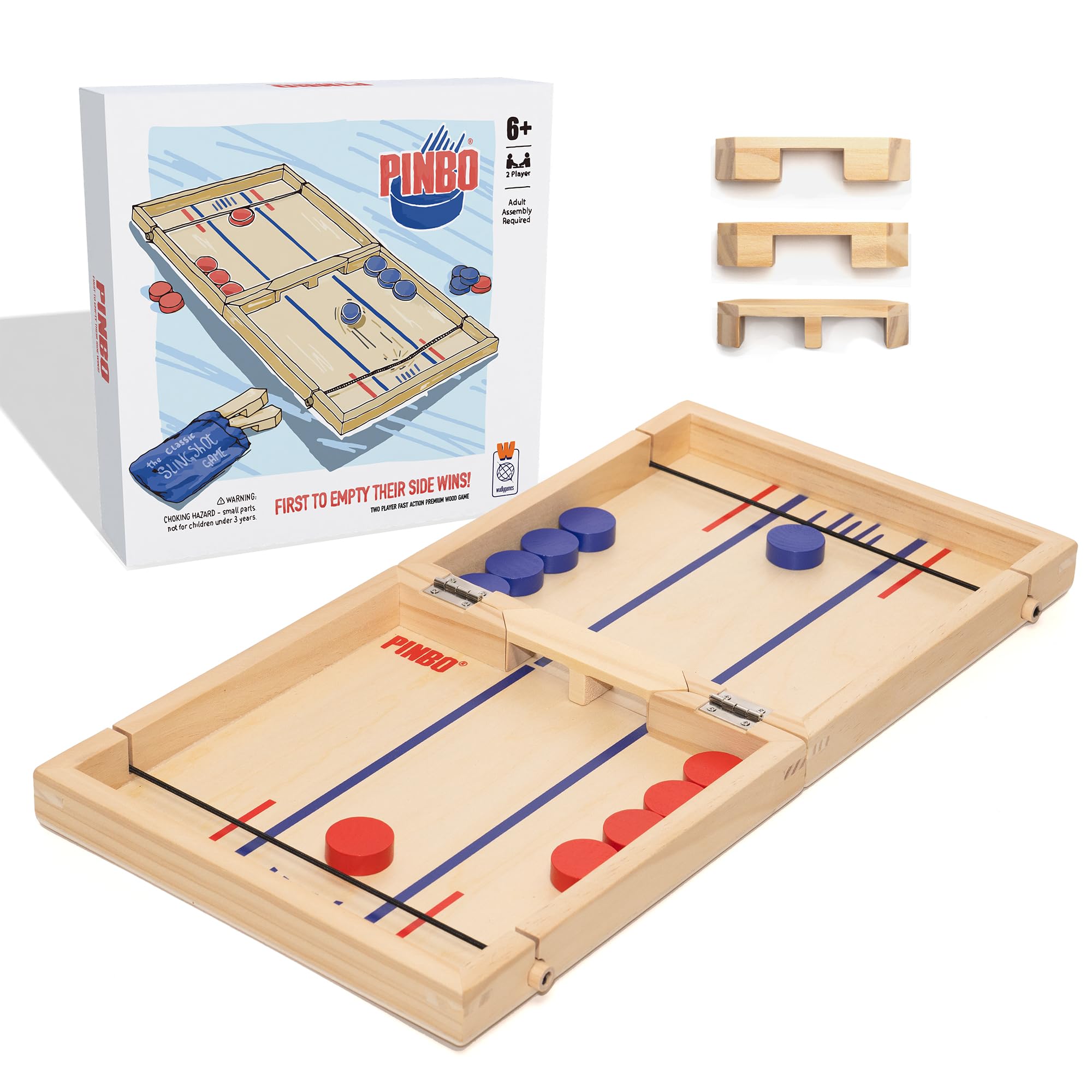 Pinbo classic slingshot game board for fast head-to-head play