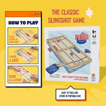 Pinbo two-player duel action ideal for parties and travel