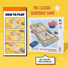 Pinbo two-player duel action ideal for parties and travel