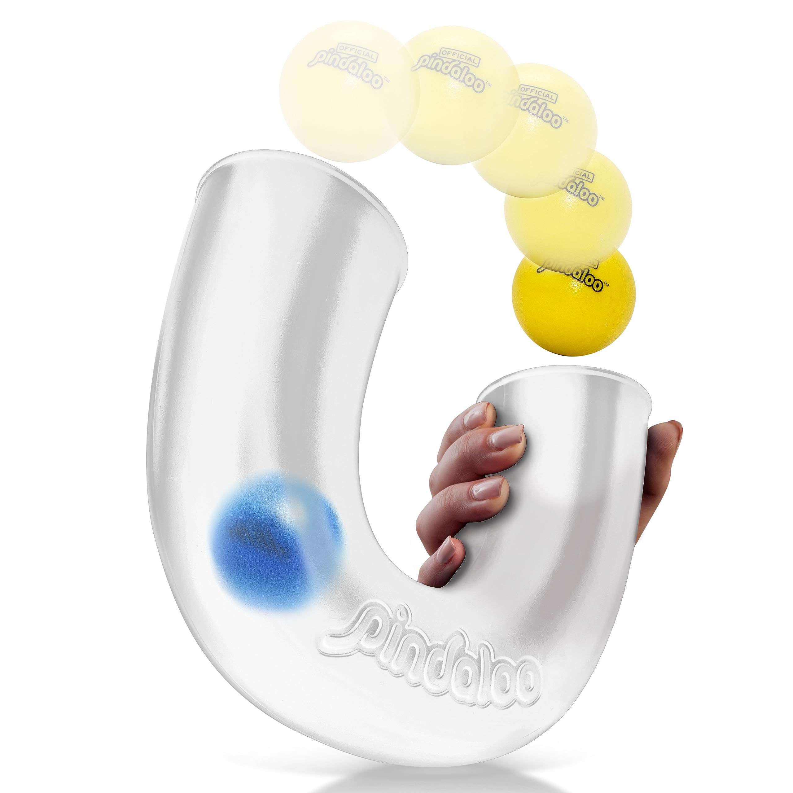 Pindaloo Original balance loop in action builds hand-eye coordination and rhythm.