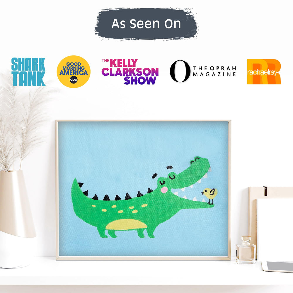 Pink Picasso branding highlights Shark Tank and Oprah's Favorite Things features