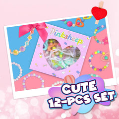 Gift box presentation enhances gifting and easy party favors with PinkSheep jewelry.