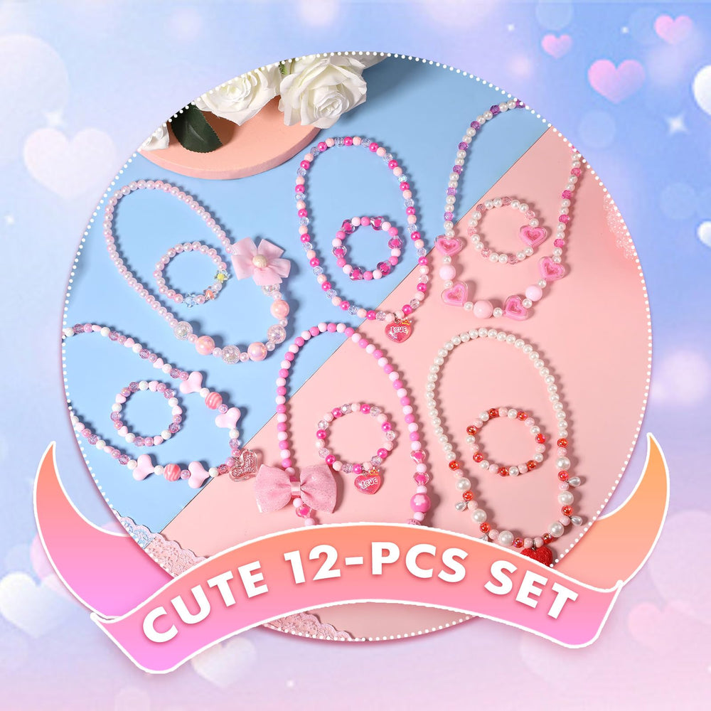 Gifts-ready gift box featuring PinkSheep Kids Jewelry packaging for girls' parties.