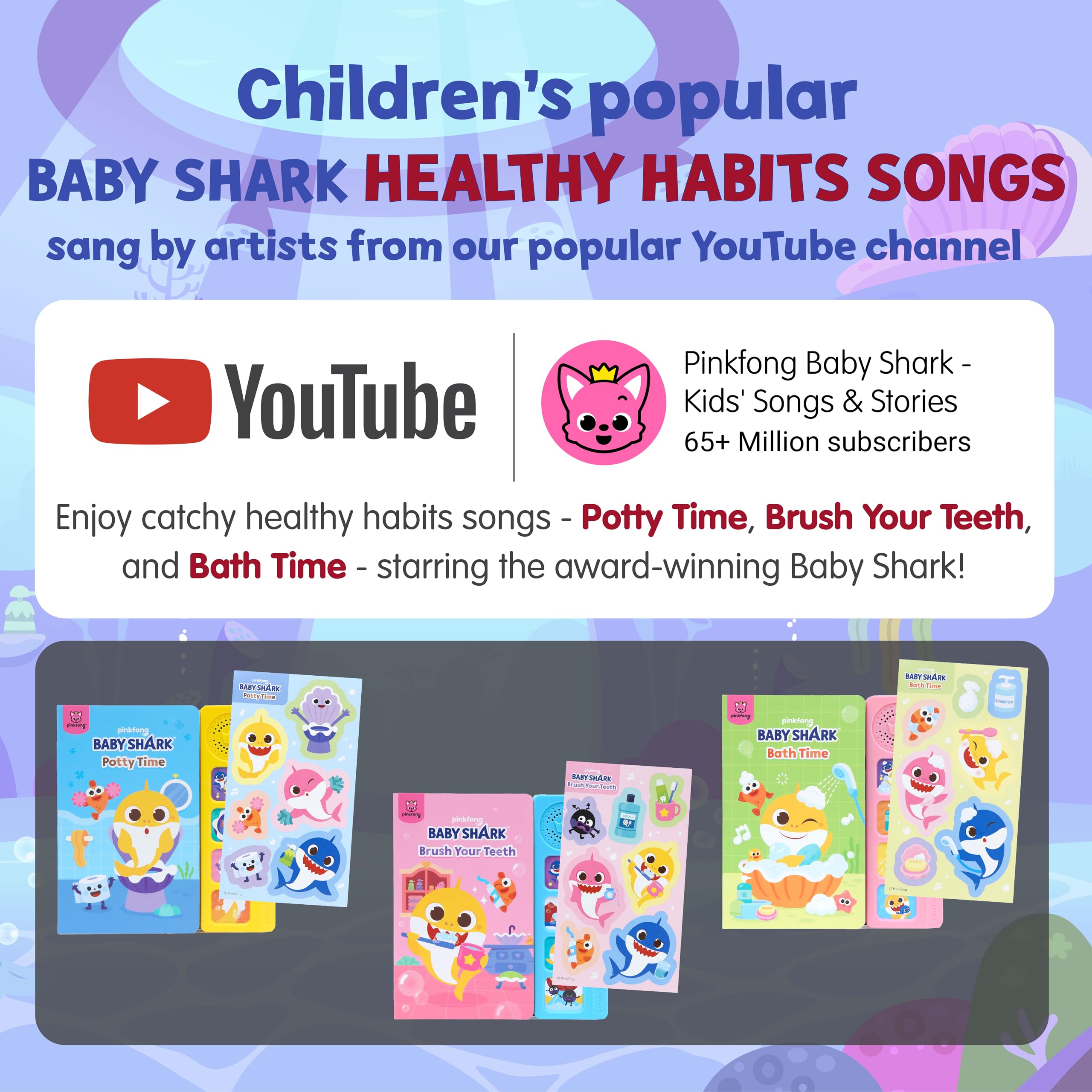 Pinkfong Baby Shark safety battery cover demonstrates child-friendly design for easy setup.
