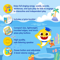 Pinkfong Baby Shark Flash Card Learning Bus boosts vocabulary through playful cards.