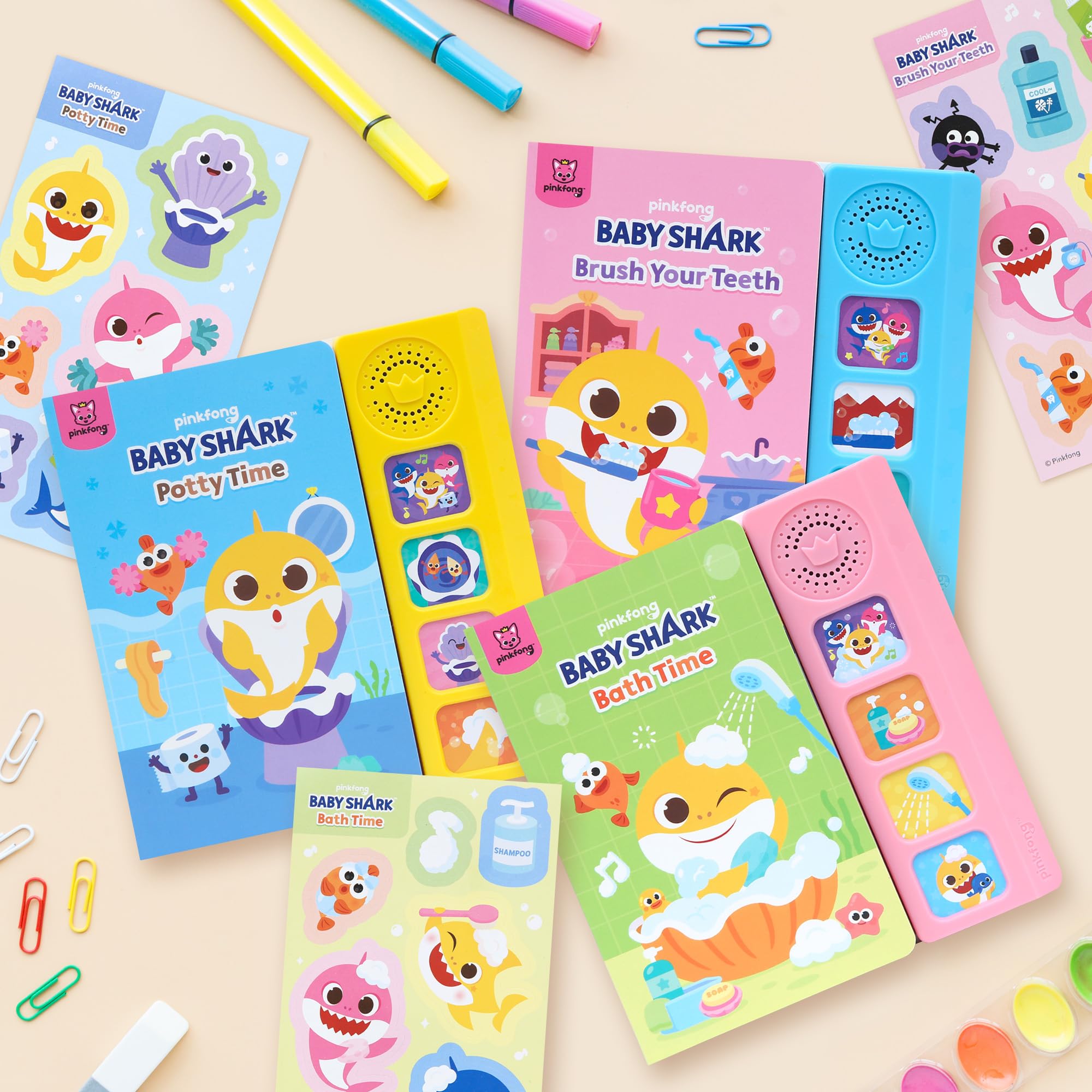 Pinkfong Baby Shark gift-ready packaging suggests a delightful present for birthdays.