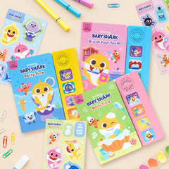 Pinkfong Baby Shark gift-ready packaging suggests a delightful present for birthdays.