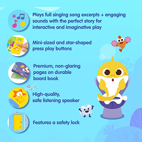 Pinkfong Baby Shark Potty Time sound buttons invite participation and routine.