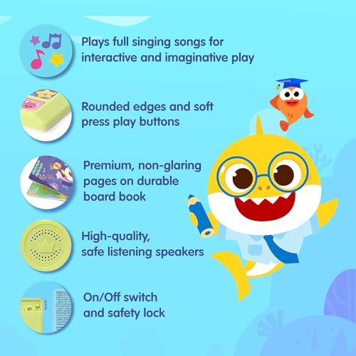 Pinkfong Baby Shark pages with lyrics support reading and singing