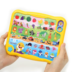 Pinkfong Baby Shark Sing & Learn Pad encourages early recognition with colorful buttons.