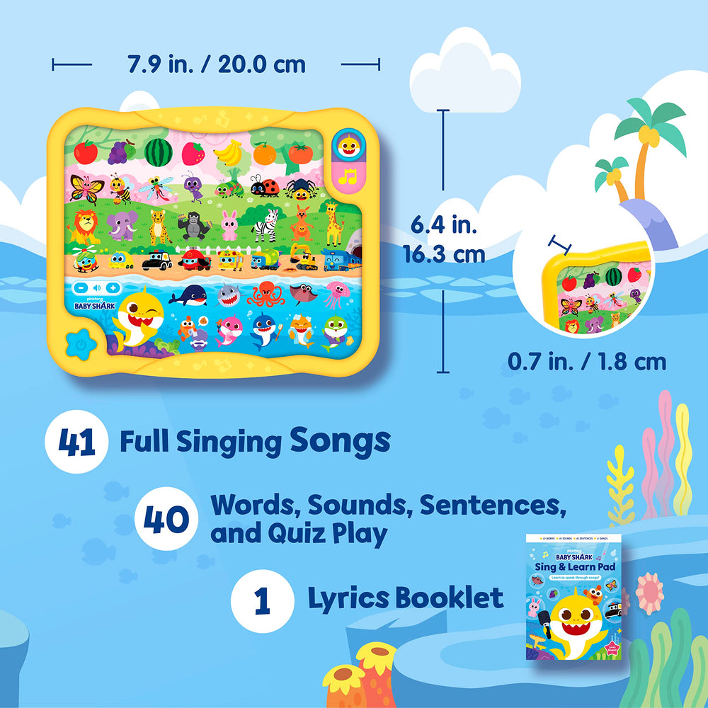 Pinkfong Baby Shark Smartphone & Book Set features interactive songs and stories.
