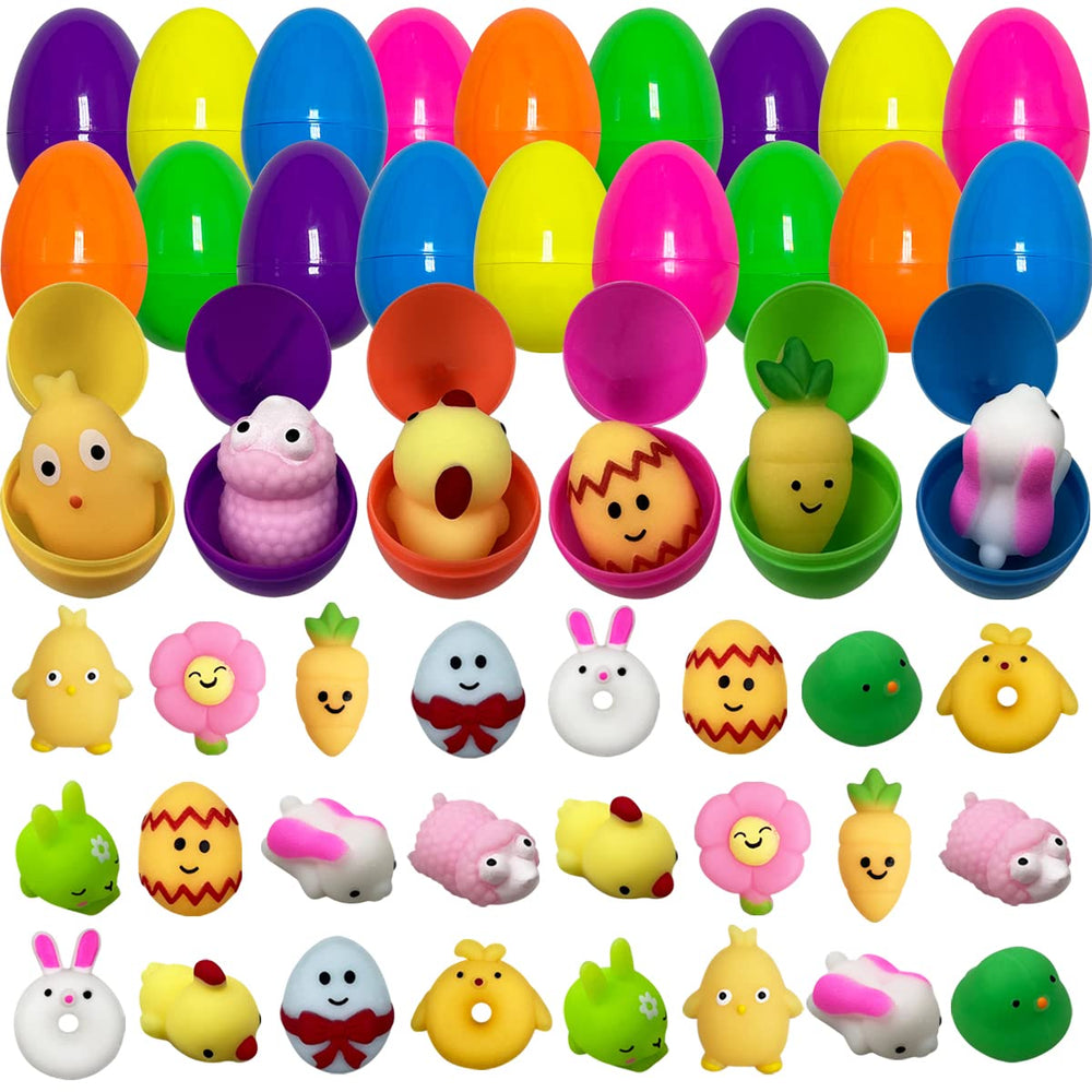 Pinkiwine Easter eggs 24-pack with colorful shells for kids' Easter baskets