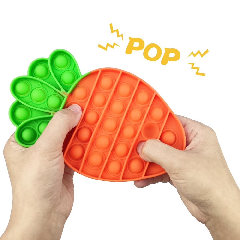 Pinkiwine Easter Pop Egg toy green variant for quiet focus and sensory play.