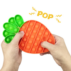 Pinkiwine Easter Pop Egg toy green variant for quiet focus and sensory play.