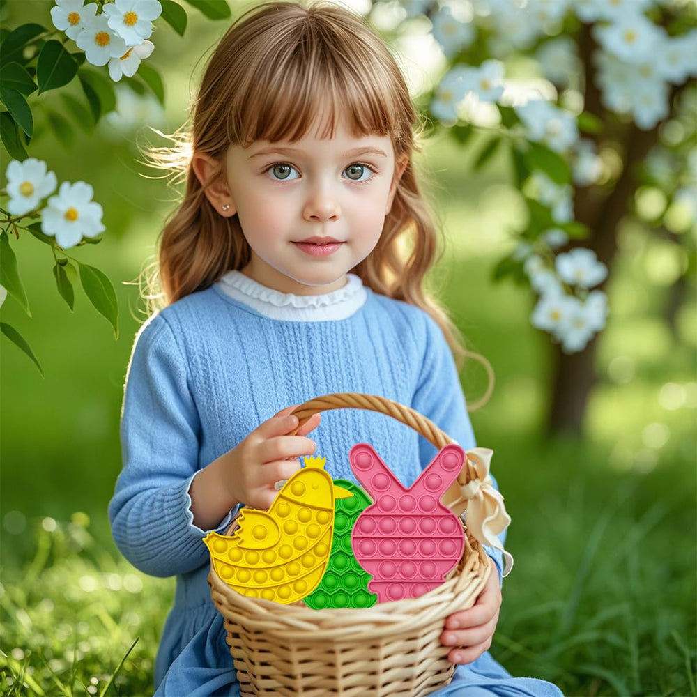 Pinkiwine Easter Pop Pack front view showcasing four colorful styles for group play and Easter gifting.