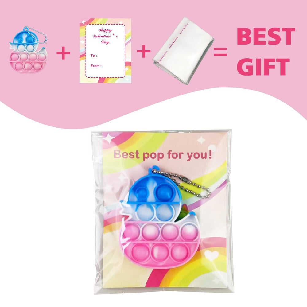 Pinkiwine elephant pop toy offers colorful, tactile fun in class.