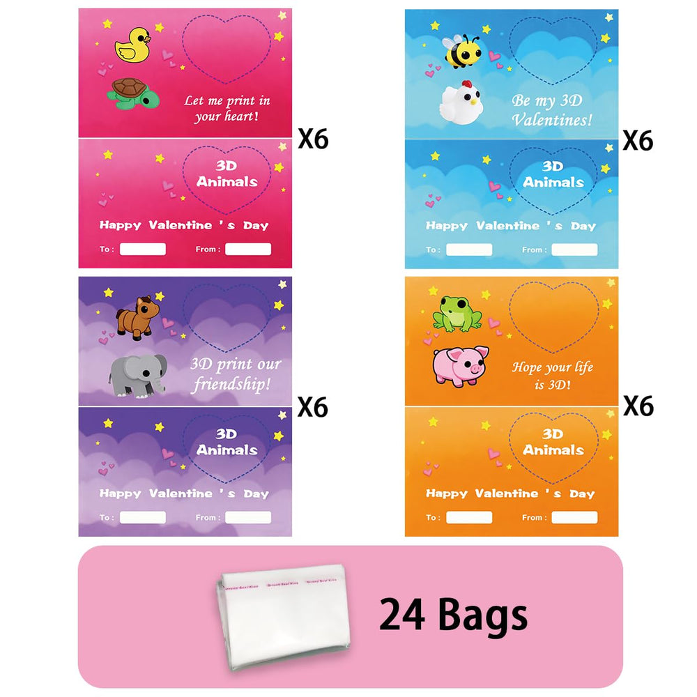 Movable-joint animal figures by Pinkiwine offer interactive play.