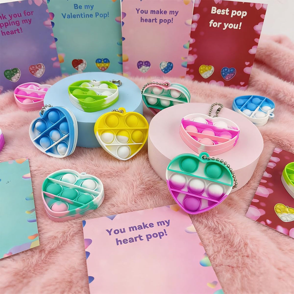 Pinkiwine pop toy hole and chain attachment for easy gift assembly