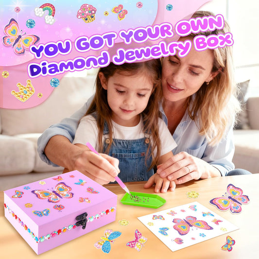 PinkSheep Diamond Painting Tools help little artists place gems with precision.