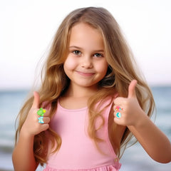 PinkSheep colorful dress-up rings for imaginative play.