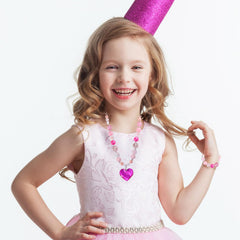 PinkSheep kids jewelry assembly highlights lightweight, durable design.
