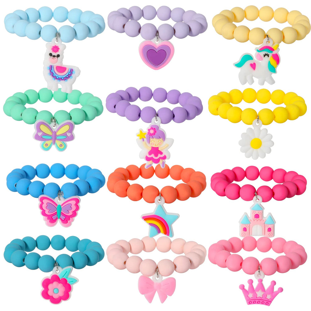 PinkSheep rainbow bracelet with colorful beads for daily wear and gifting