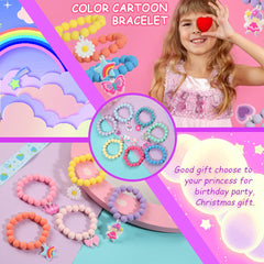 PinkSheep stretch bracelet set is durable and kid-friendly