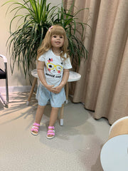 Pinky Reborn 39inch doll clear acrylic eyes with realistic gaze.