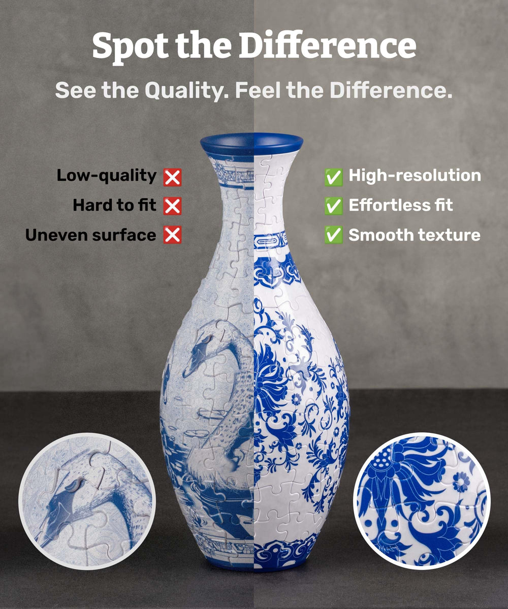 Pintoo vase shows its balanced dimensions for display in homes