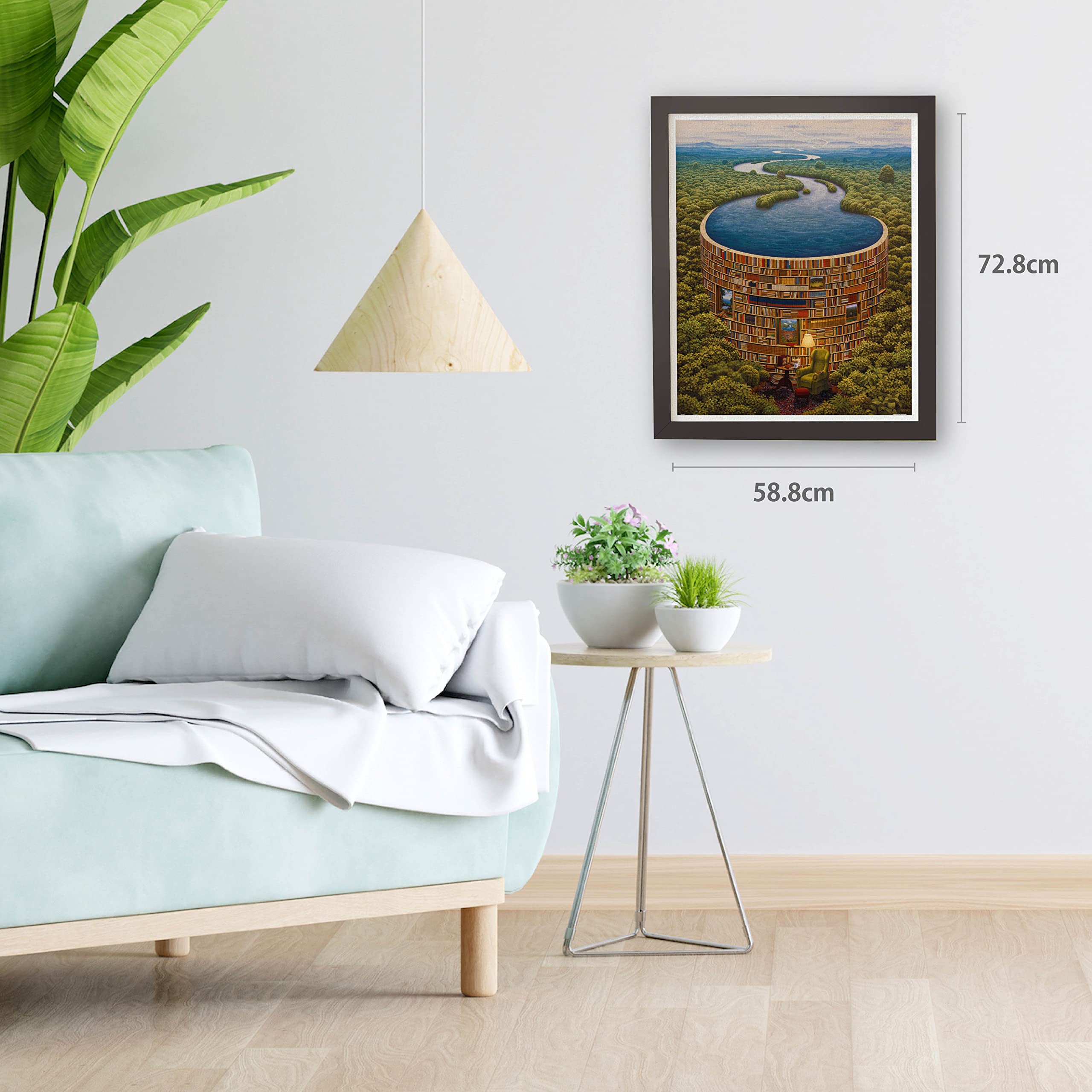 Pintoo UV-led colors illuminate Bibliodame’s details with vivid depth.