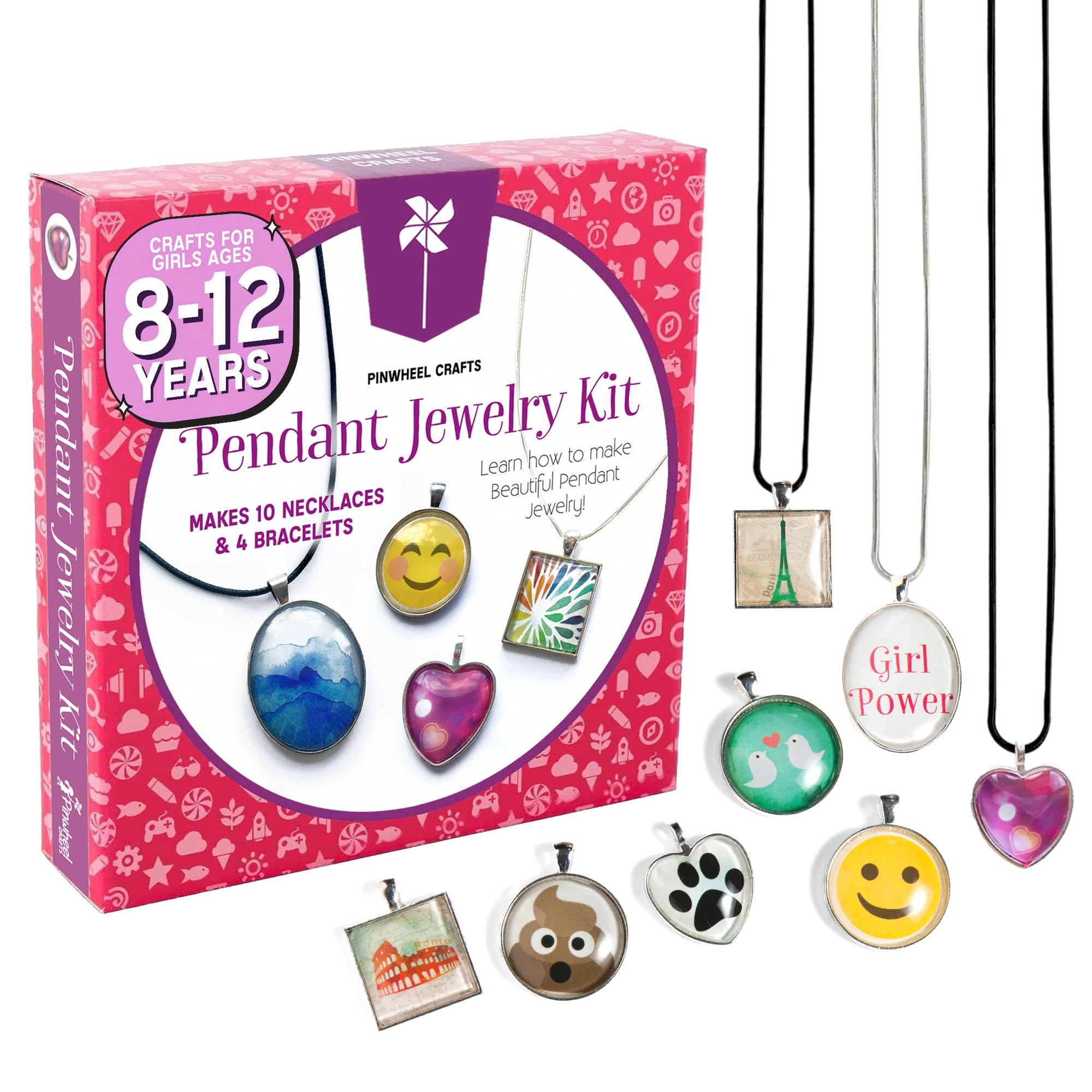 Pinwheel Crafts packaging and contents shown for an organized start