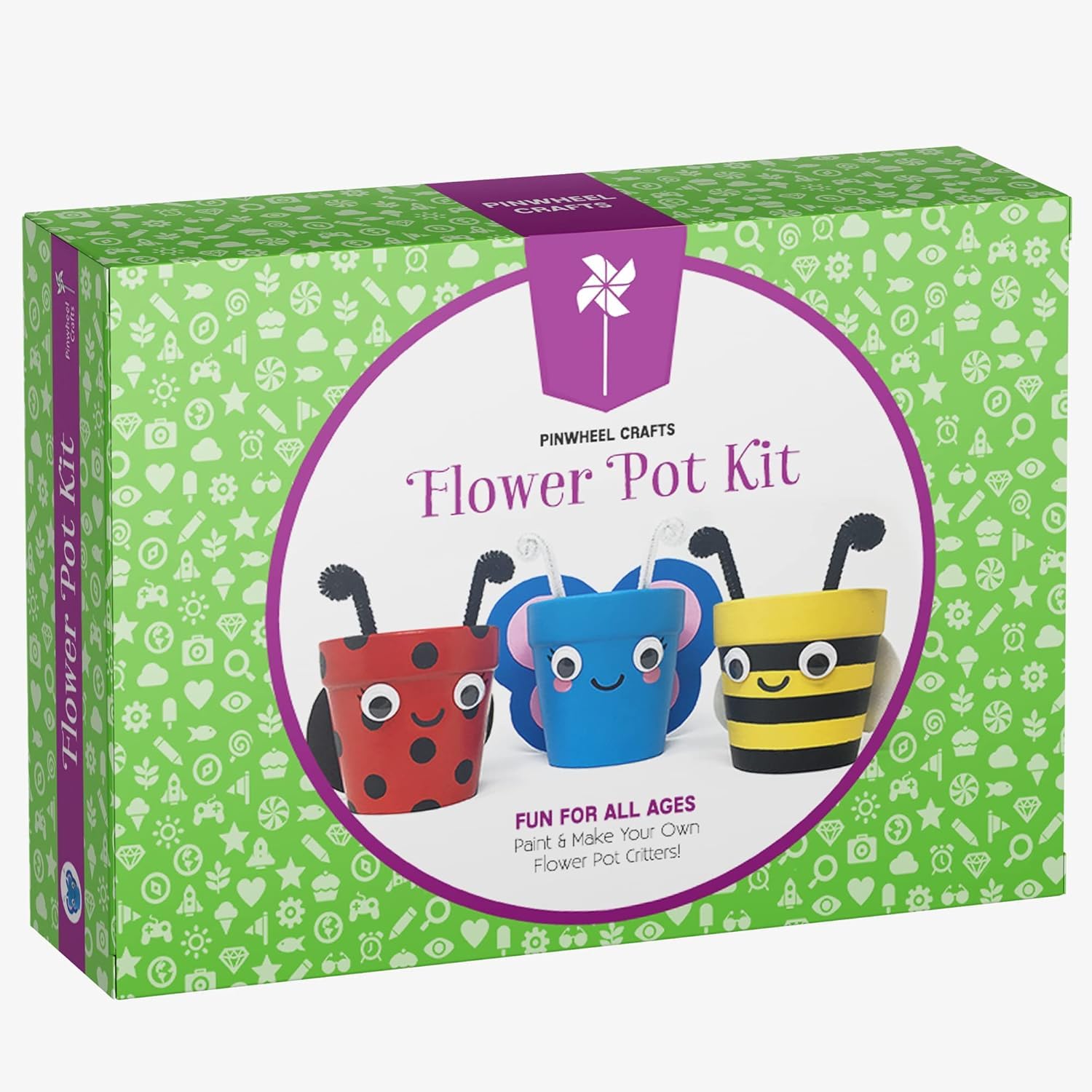 Pinwheel Crafts ready-to-grow kit for beginner gardeners.
