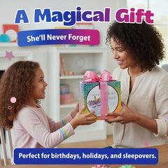 Pinwheel Crafts unicorn pillow in a kid's room as cozy decor.