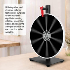 Pionites 10-slot colorful wheel ideal for attracting attention at events.